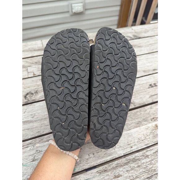 Birkenstock Palermo sandals women's size 6 (37) black double strap comfort - Picture 8 of 8